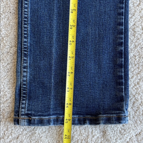 Kimes Ranch Sarah High Rise Straight Leg Blue Mid Wash Denim Jeans Women’s 8/36 - Picture 15 of 16
